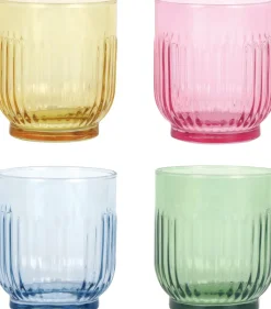 aida Vandglas > Groovy Drikkeglas 4 stk. 33 cl, Multi