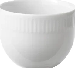 Hot aida Relief Sukkerskål Ø8,5 cm, Hvid