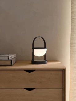 New Andersen Furniture A-Flash Trådløs Bordlampe H22 cm, Sort
