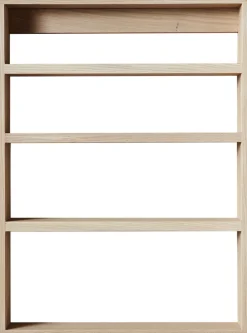 Andersen Furniture Hylder > A-Podium Shelf H70 cm, Eg/Hvid Lak
