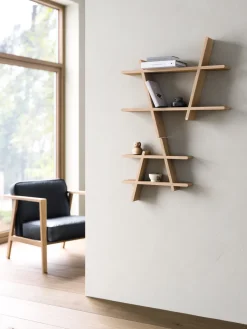 Andersen Furniture A-Shelf Hylde , Olieret Eg