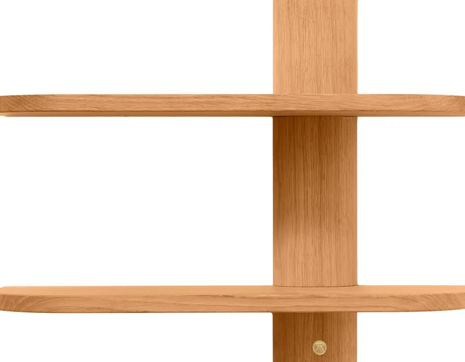 Online Andersen Furniture Bend Hylde 50 cm, Olieret Natur Eg