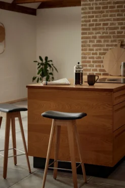 Andersen Furniture HC1 Barstol H, Læder/Eg