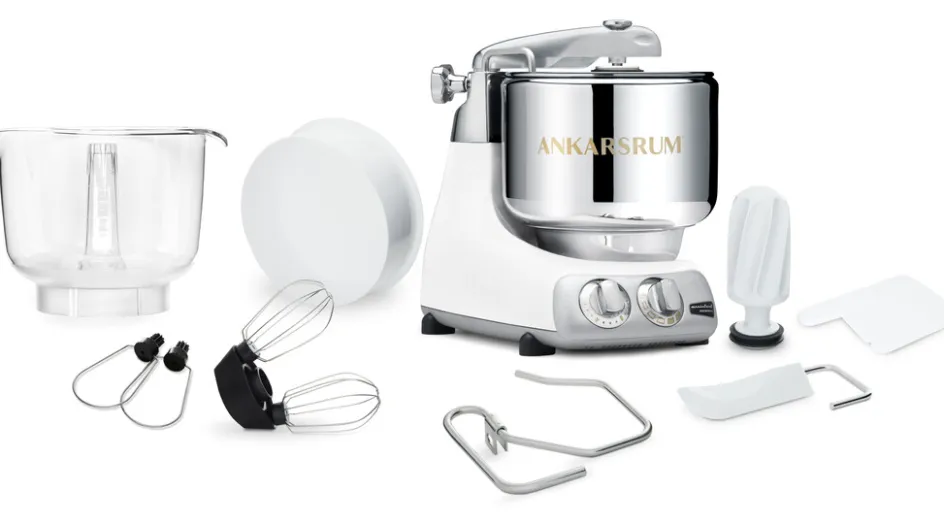 New Ankarsrum Assistent Original Køkkenmaskine AKM 6230, Mineral White