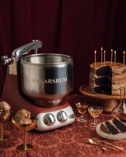 Ankarsrum Assistent Original Køkkenmaskine AKM 6230, Rustic Maroon