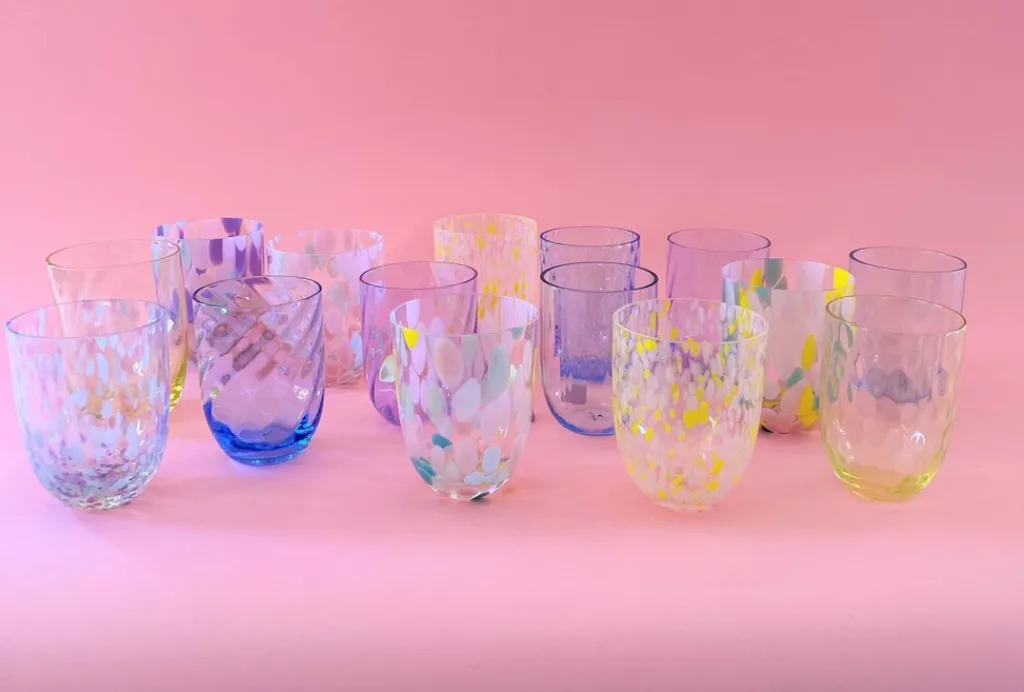 Anna von Lipa Vandglas > Big Confetti Tumbler Drikkeglas 25 cl,