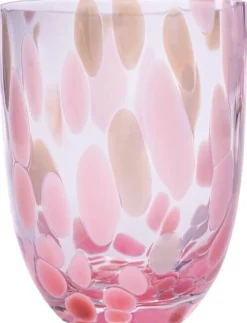 Clearance Anna von Lipa Big Confetti Tumbler Drikkeglas 25 cl, Rosa/Light Blue