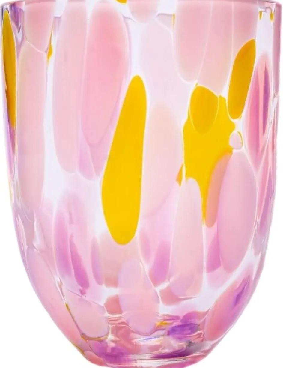 New Anna von Lipa Big Confetti Tumbler Drikkeglas 25 cl, Rosa/Yellow/Lilla