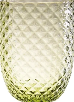 Outlet Anna von Lipa Harlequin Tumbler Drikkeglas 25 cl, Olivegreen