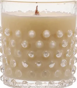 Discount Hobnail Crystal Duftlys Ø6,7/H8 cm, Rasberry Duftlys