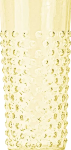 Clearance Anna von Lipa Hobnail Long Drink Drikkeglas 40 cl, Citron