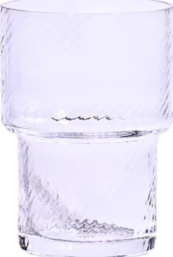 Luna Spiral Drikkeglas Høj 25 cl, Crystal Vandglas