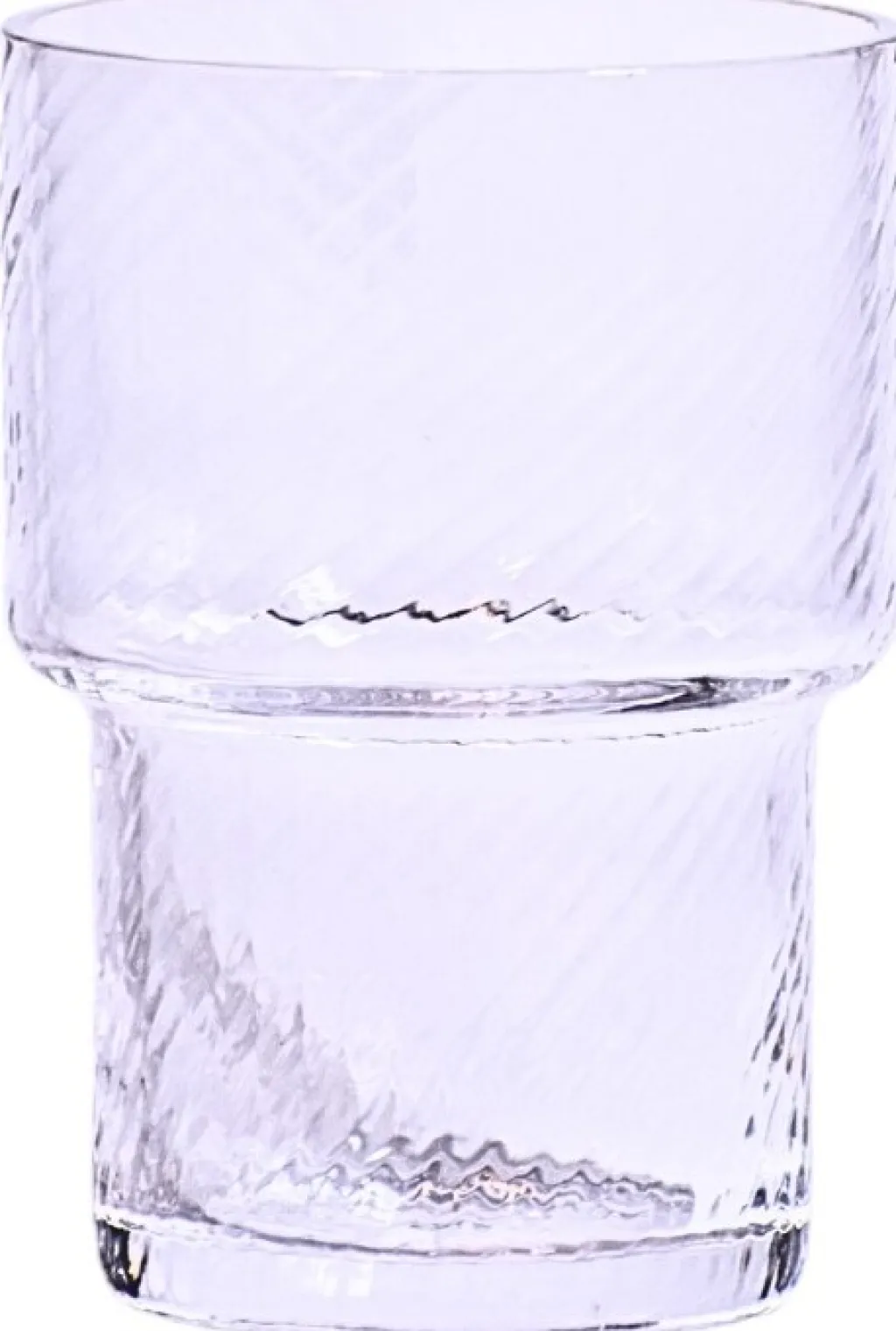 Luna Spiral Drikkeglas Høj 25 cl, Crystal Vandglas