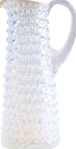 New Anna von Lipa Opaline Eiffel Hobnail Kande 1 L, Creamy White