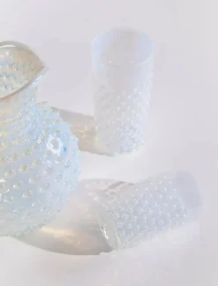 Clearance Opaline Hobnail Drikkeglas 250 ml, Vandglas