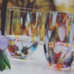 Anna von Lipa Vandglas > Splash Tumbler Drikkeglas 25 cl, Multi-full