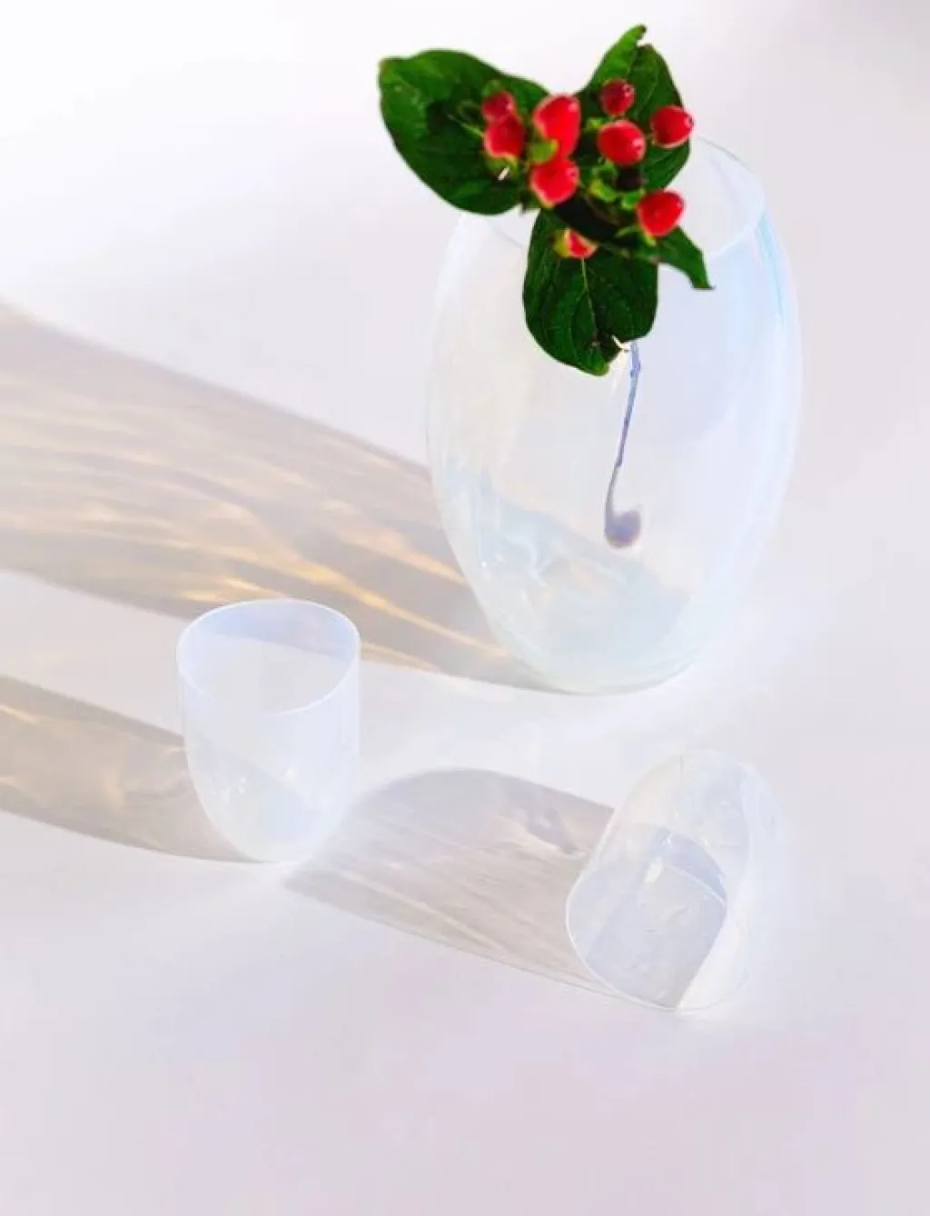 Clearance Opaline Elipse Vase H23 cm, Stue|Vaser