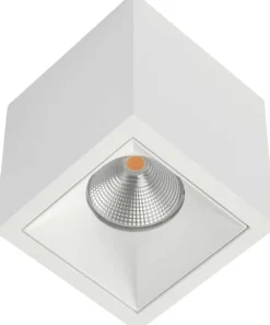 Sale Square Ceiling Spot LED 8,5 cm, Hvid Lamper Til Kontoret|Lamper Til Soveværelset