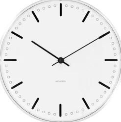 Online Arne Jacobsen City Hall Vægur , Hvid