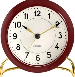 Arne Jacobsen Ure Og Vejrstationer > Station Bordur m. Alarm Ø11 cm,