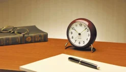 Arne Jacobsen Ure Og Vejrstationer > Station Bordur m. Alarm Ø11 cm,
