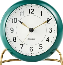 Sale Arne Jacobsen Station Bordur Ø11 cm, Grøn/Hvid