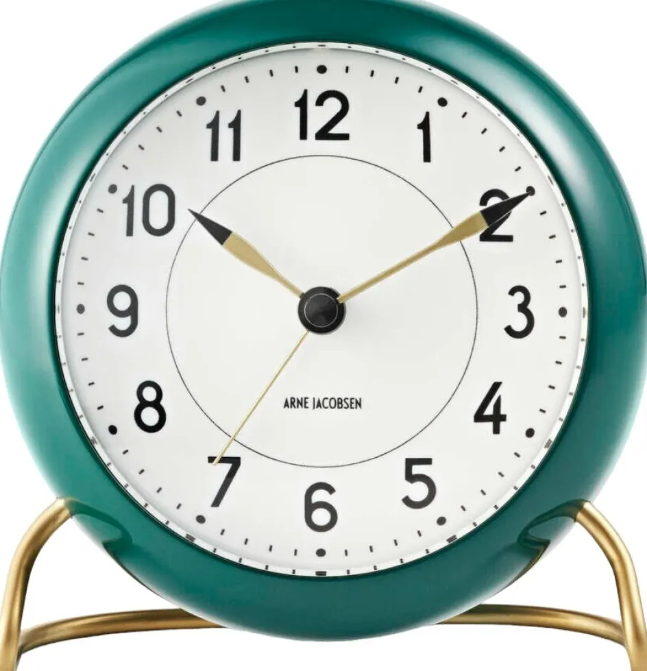 Sale Arne Jacobsen Station Bordur Ø11 cm, Grøn/Hvid