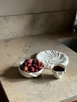 Outlet Tidevandssnackskål Ø11 cm, Hvid Stue|Pynteskåle Og Fade