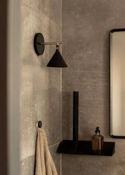 Discount Audo Copenhagen Cast Sconce Væglampe 19 cm, Sort
