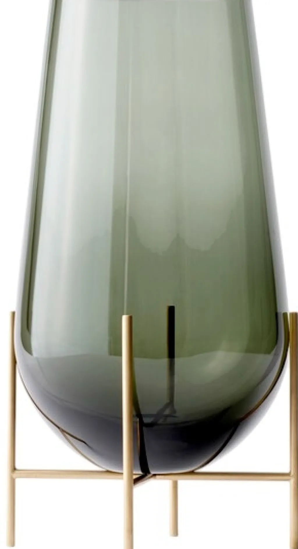 Online Échasse Vase H, Green Smoked Stue|Vaser