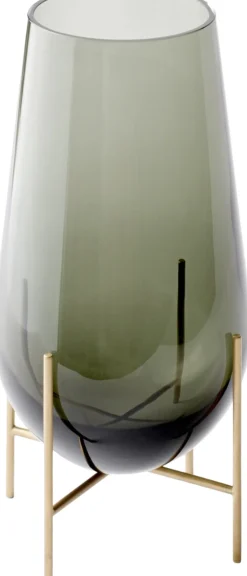 Online Échasse Vase H, Green Smoked Stue|Vaser