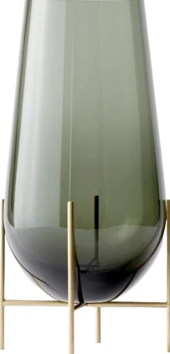 Audo Copenhagen Stue|Vaser > Échasse Vase H, Green Smoked