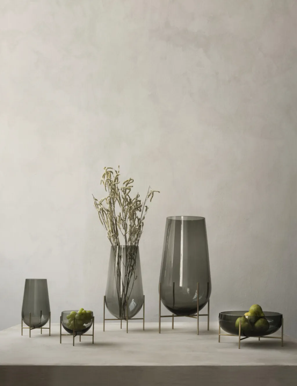 Audo Copenhagen Stue|Vaser > Échasse Vase H, Green Smoked