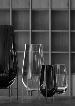 Best Audo Copenhagen Échasse Vase H28 cm, Smoke