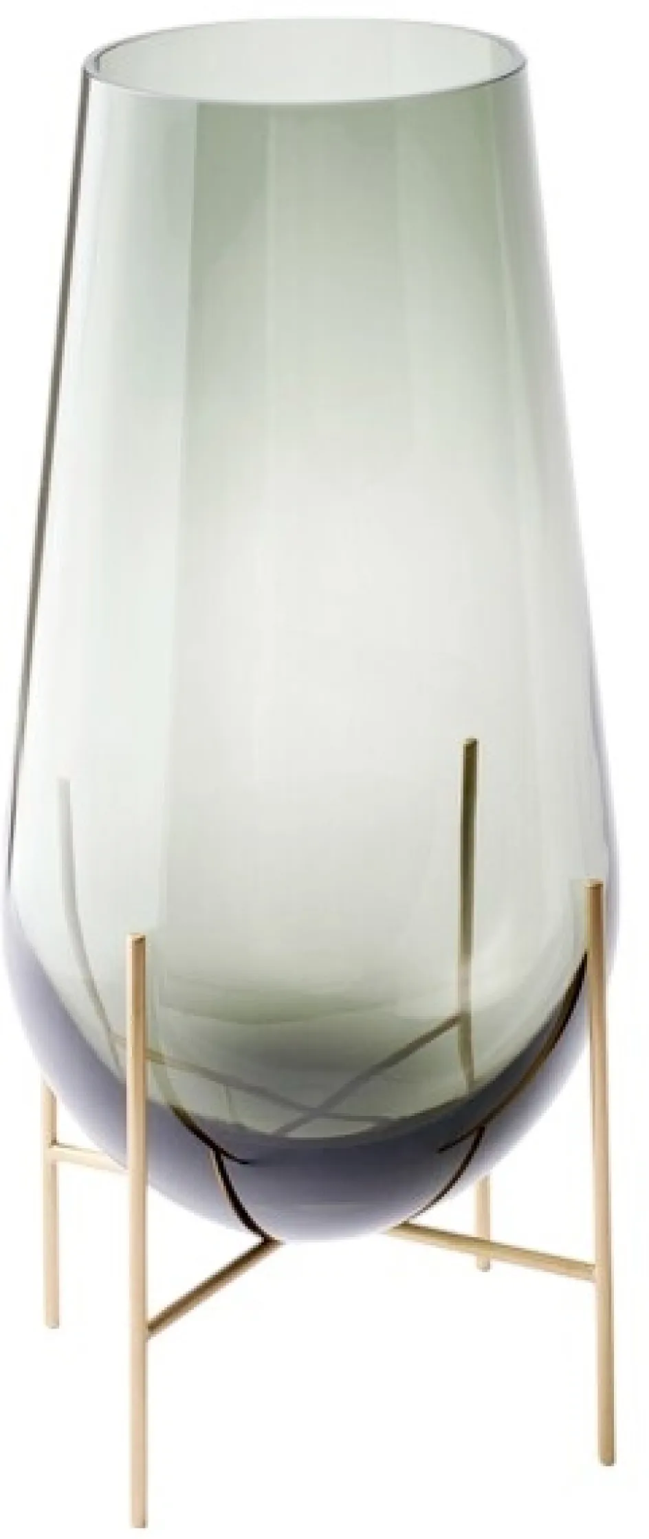 Best Audo Copenhagen Échasse Vase H28 cm, Smoke