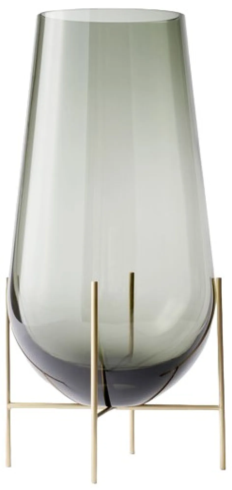 Best Audo Copenhagen Échasse Vase H28 cm, Smoke