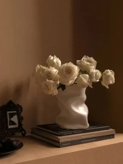 Hot Audo Copenhagen Collapse Vase H20 cm, Hvid