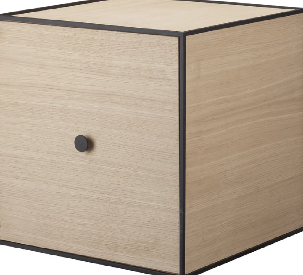 Audo Copenhagen Reoler > Frame 35 Modul Reol m. Låge 35x35 cm, Eg