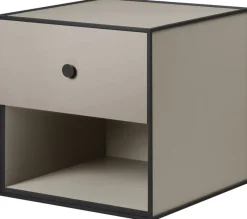 Outlet Frame 35 Modul Reol m. 1 Skuffe 35x35 cm, Reoler