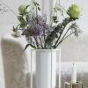 Best Kubus Lolo Vase H24 cm, Hvid Stue|Vaser