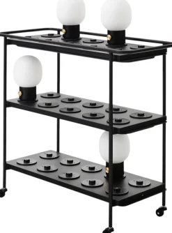 Audo Copenhagen Opladere > Opladningsvogn til Portable Lampe 87,8 cm, Pulverlakeret Stål
