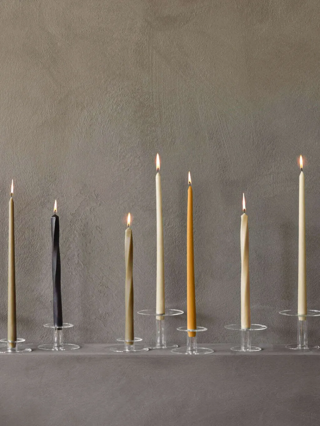 Sale Spire Kronelys 6 stk. 38 cm, Stearinlys|Led Stearinlys