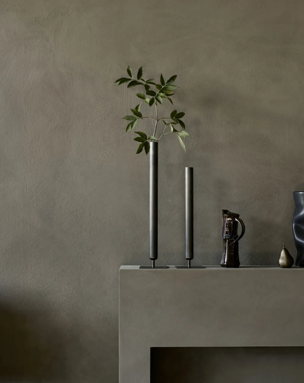 Best Stance Vase H, Bronzeret Messing Stue|Vaser