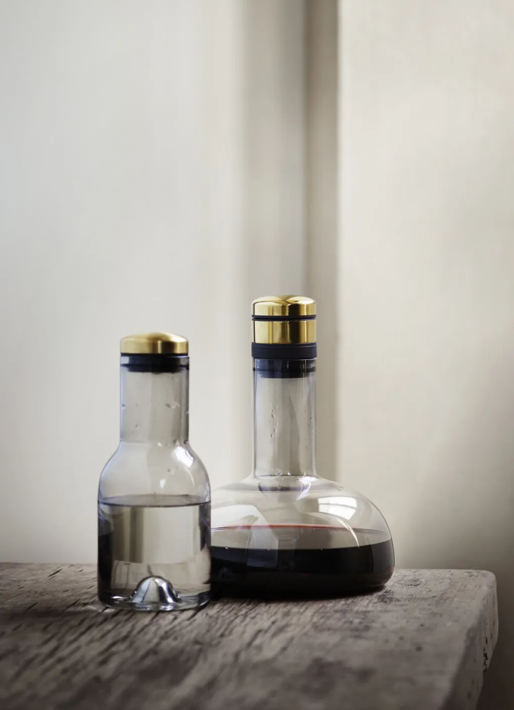 Audo Copenhagen Vinkarafler|Karafler > Vinilter Deluxe 1,4 L, Klar Glas/Messing