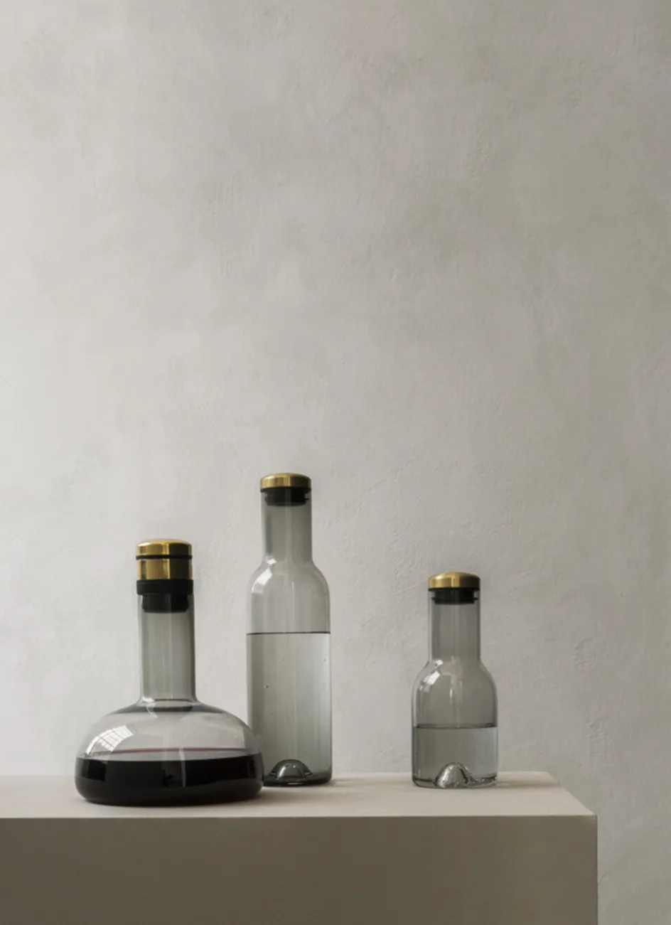 Discount Audo Copenhagen Vinkaraffel 1 L, Smoked Glas/Messing