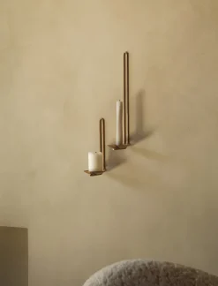 Audo Copenhagen Fyrfadsstager > Clip Væghængt Fyrfadsstage H,