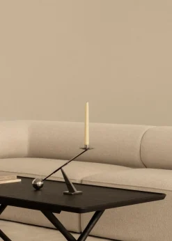 Audo Copenhagen Interconnect Lysestage H26 cm, Rustfrit Stål