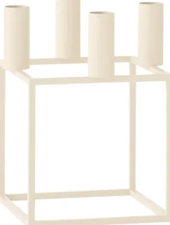 Outlet Kubus 4 Lysestage H20 cm, Lysestager