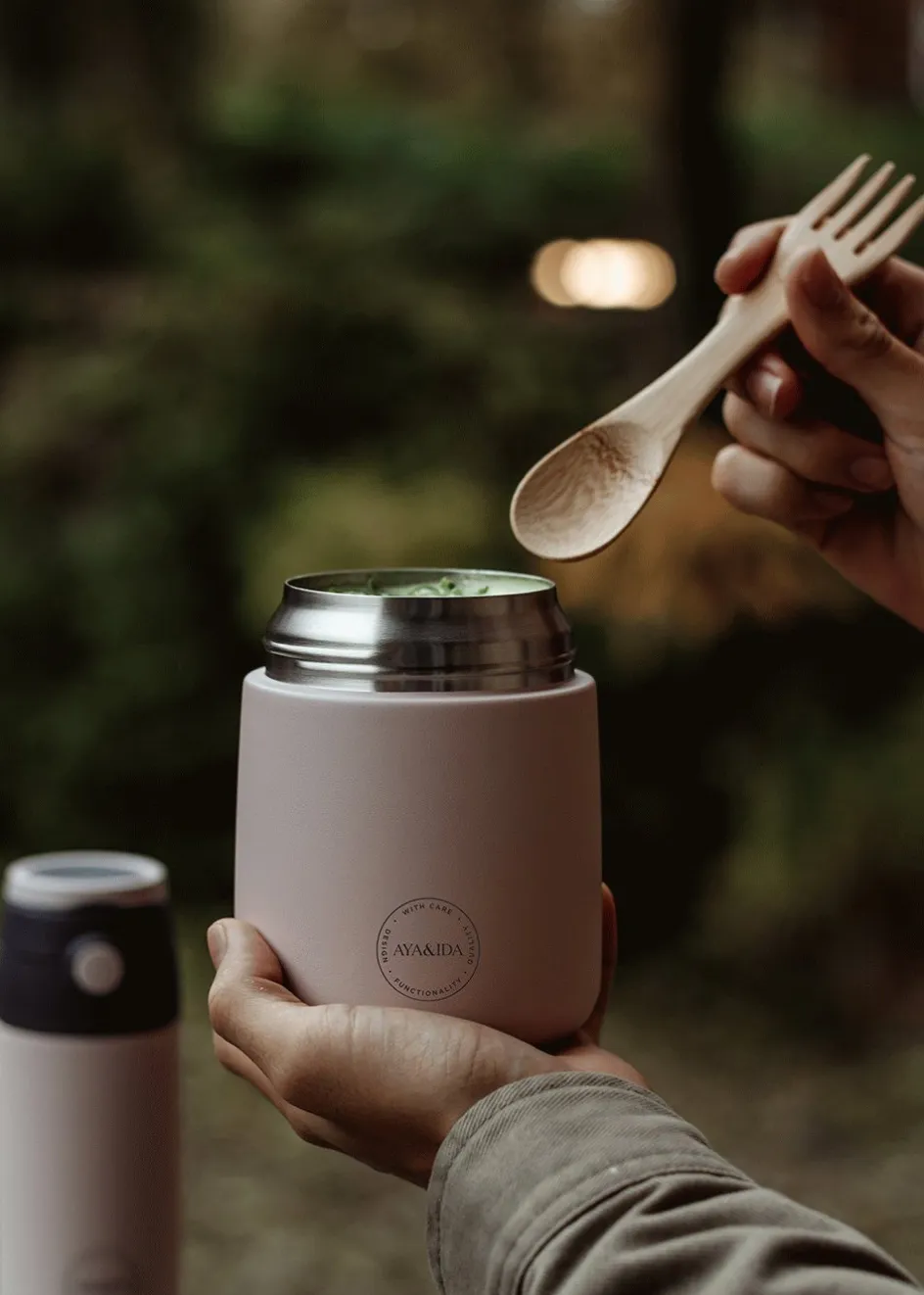Sale AYA&IDA Food'ie Madbeholder 500 ml, Soft Rose