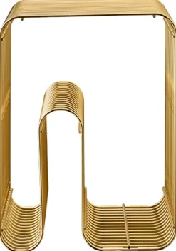 Discount AYTM CURVA Skammel H43 cm, Guld
